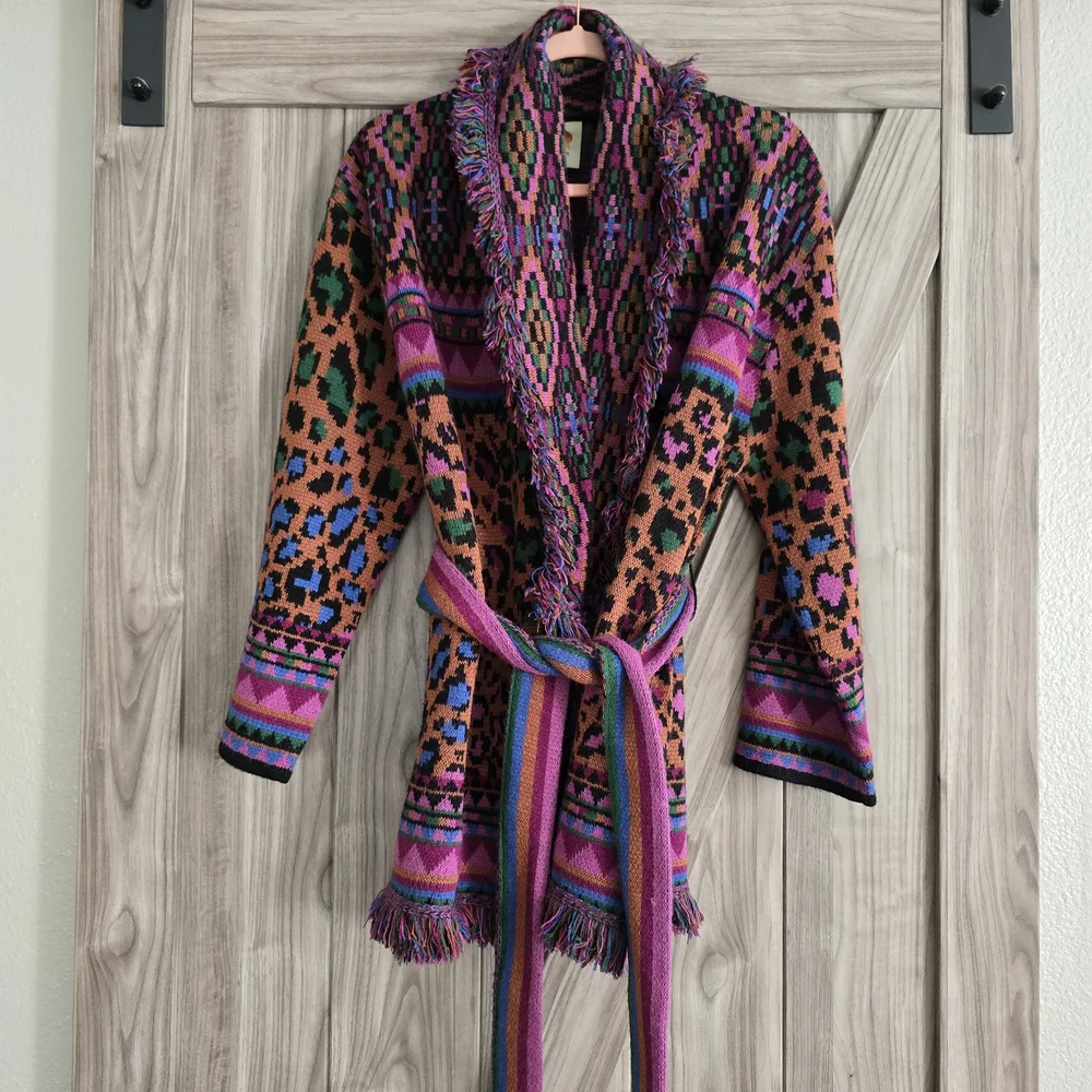 FARM Rio Multicolor Patterned Cardigan - Picture 4 of 7